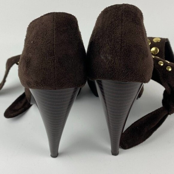 Herstyle Women's Bootie Heels Brown Size 8 - Picture 7 of 9